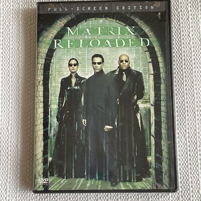 The Matrix Reloaded (DVD, 2003) Full Screen Edition Non-Rental