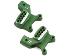 Samix SCX24 Aluminum Rear Shock Plate Set (Green) [SAMSCX24-6024-GN]