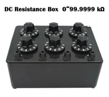 Lab DC Resistance Box DC Decade Resistor Resistance Box Equipment 0~99.9999 kΩ