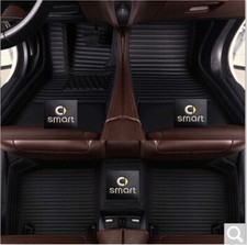 Per Smart Fortwo Forfour BRABUs tappetini auto tutte le stagioni tappetini auto PU 5 posti