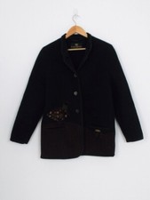 Giesswen Women's Vintage 100% Wool Jacket Green & Brown Uk Size 12