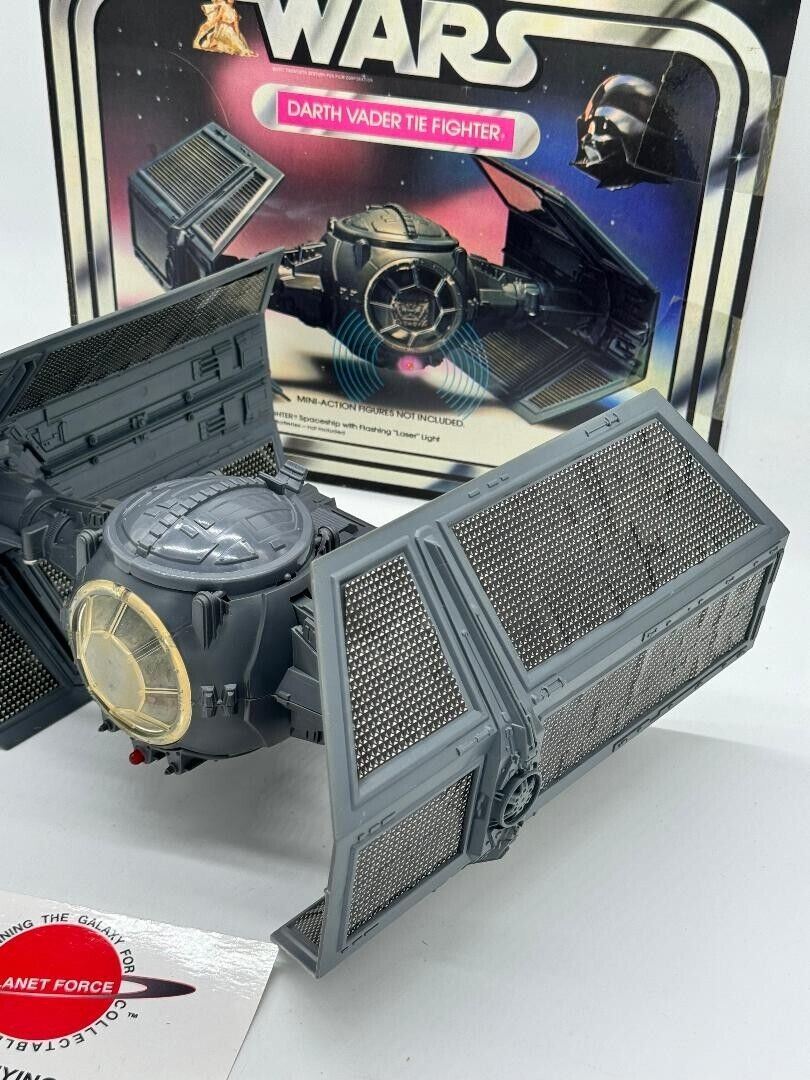 1978 Darth Vader's Tie Fighter Complete w/ Box Vintage Star 1978 Darth Vader's Tie Fighter Complete w/ Box Vintage Star