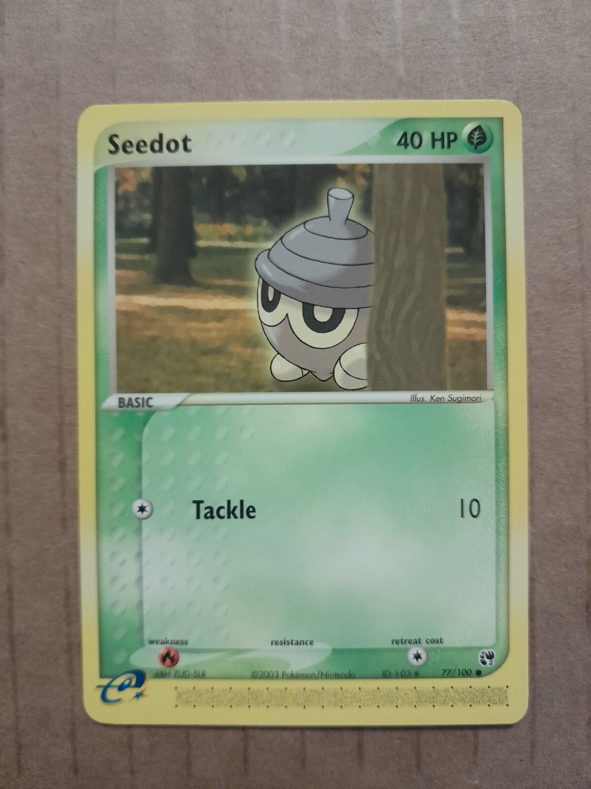 Pokemon Seedot 77/100 Ex Sandstorm NM See Picture