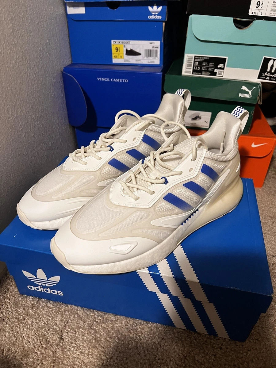 Las mejores ofertas en Adidas ZX 2K Boost 2.0 White Blue Bird | eBay