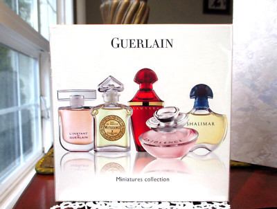 Vintage GUERLAIN Miniatures Collection EDT 0.85oz-25ml(5mlx5) Perfume New Rare!