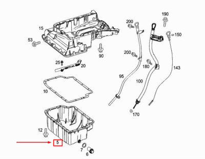 MERCEDES-BENZ VITO W447 Engine Oil Pan A6510100513 NEW GENUINE | eBay 