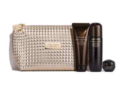 Shiseido Future Solution LX Skincare 4pc Foam Softener Eye Cream Travel Gift Set