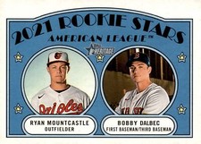 2021 Topps Heritage - Rookie Stars Ryan Mountcastle, Bobby Dalbec #185 (RC)