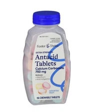 ANTACID TABLETS 96 CHEWABLE TABLETS 750 MG
