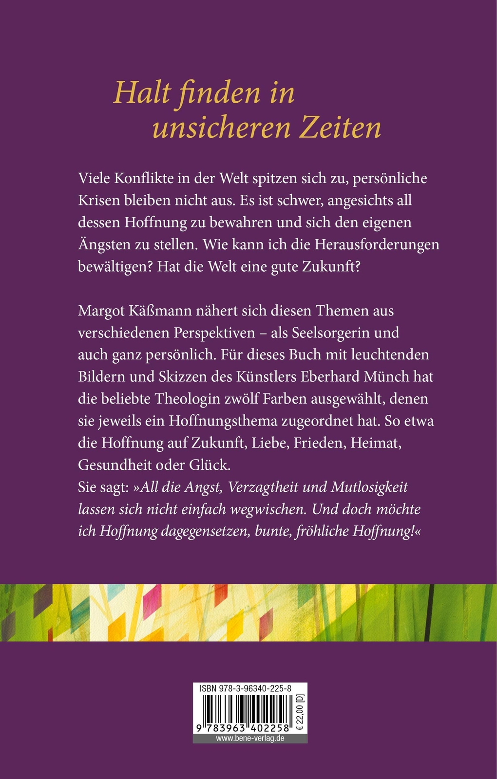Thumbnail - Farben Der Hoffnung | Margot Käßmann | Deutsch | Buch | 192 S. | 2024