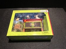 Schleich 42420 Rabbit Hutch Set New In Box Sealed