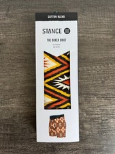 Stance Cotton Blend Boxer Brief Cabin Fever Orange Size LARGE L 1 Pair NEW 