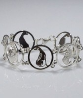 Rhodisches Sterling Silber 7 Kleine Kreise Armband Luce