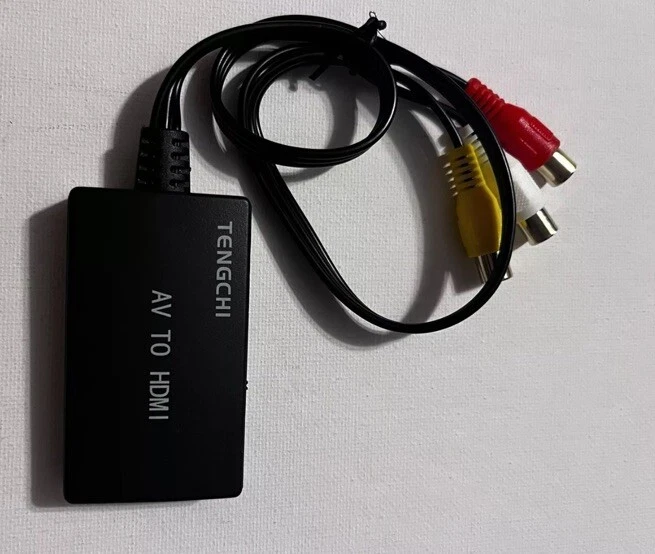 RCA AV to HDMI HD Converter Composite CVBS Audio Video Adapter Wii NES SNES New - Image 4 of 4