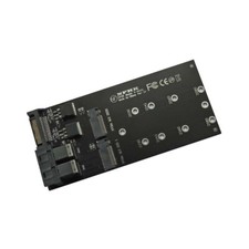 Dual 2 Port SFF-8643 U.2 to M.2 NVMe M-Key SSD Converter Card Adapter