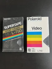 Radio Shack HGL-750 & Polaroid L-750 Video Cassette Betamax, Blank Sealed Lot