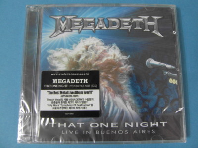 MEGADETH - THAT ONE NIGHT : LIVE IN BUENOS AIRES [2 CD] (SEALED
