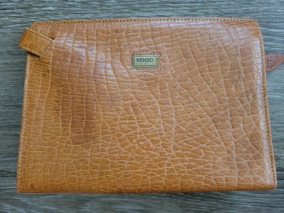 kenzo clutch leather