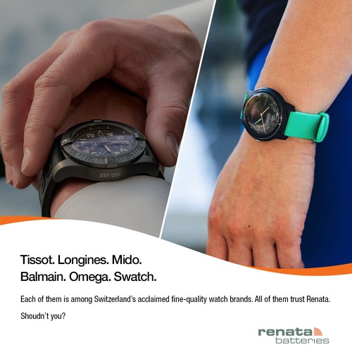 Renata 315 SR716SW 1.55V Silver Oxide Watch (2 Batteries) - Made in Switzerland - 第 6/7 張圖片