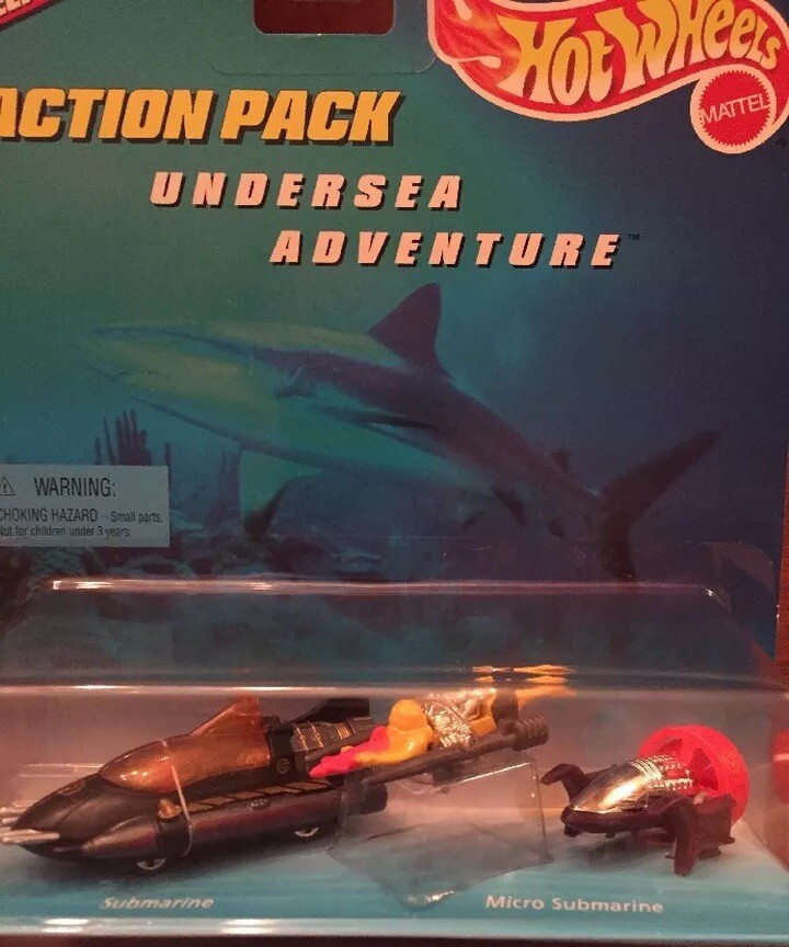 Hot Wheels Action Pack Undersea Adventure Die Cast 1:64, MISP (B55