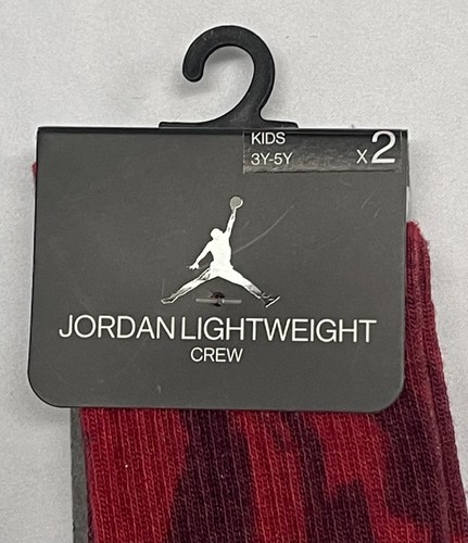 JORDAN PRINT LIGHTWEIGHT CREW BJ0533-R69 KIDS 3Y-5Y - Picture 2 of 5