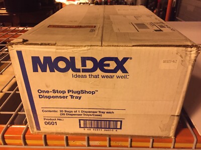 Case Of 20, MOLDEX 0601 Ear Plug Dispenser Trays