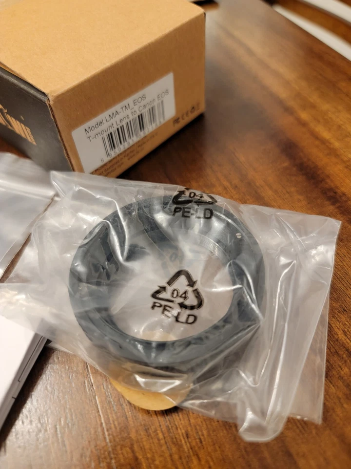 Camera Mount Adapter T-Mount Lens for EOS Model: LMA-TM_EOS New In Box - Image 2 of 4