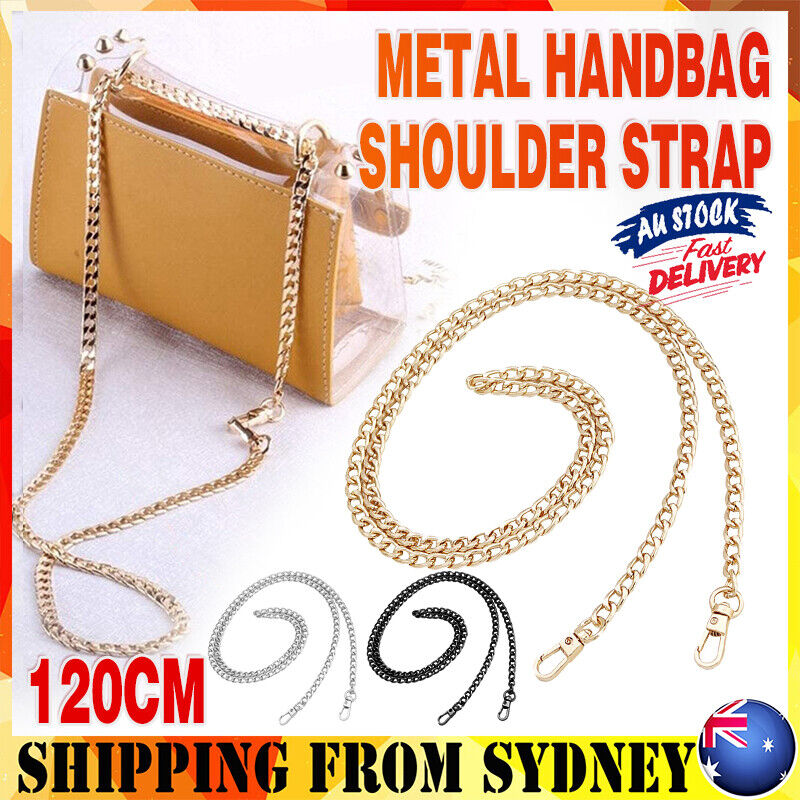 Metal Handbag Shoulder Straps Bag Purse Chain Smooth Replacement Crossbody