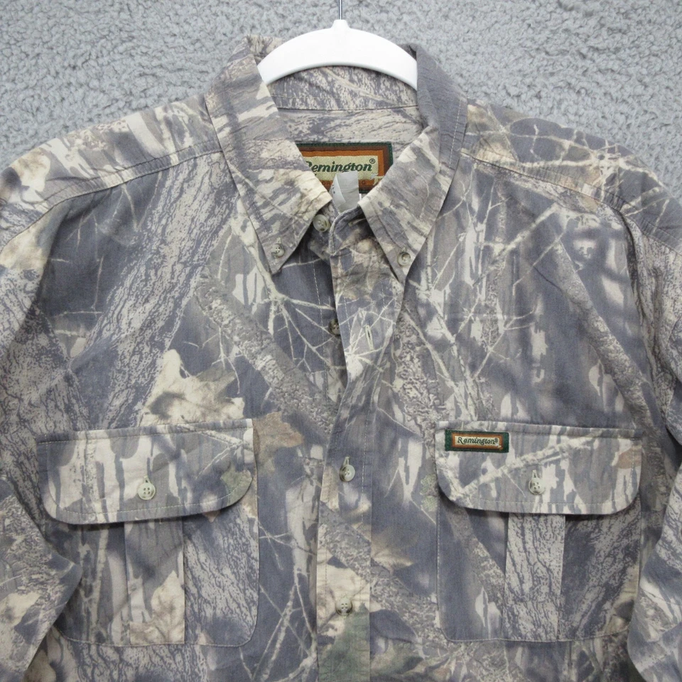 Remington Camo Button Up Shirt Mens XL Hunting Camouflage Outdoors - Image 3 of 4