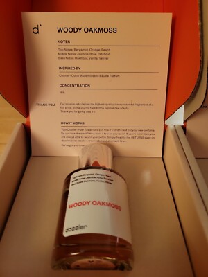 Dossier. 1-Woody Oakmoss. 1-Fruity Orange. Parfum. New. Great