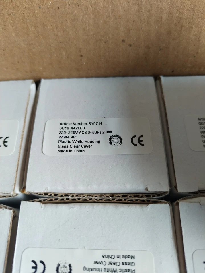 10pcs gu10-a42 led bulb white 90° 2.8W SY9714 K14C1 - Image 4 of 4