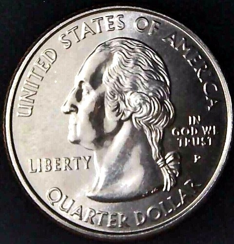 2002-P 25C State Quarter Indiana BU CLAD 20ow0405 - Picture 2 of 2