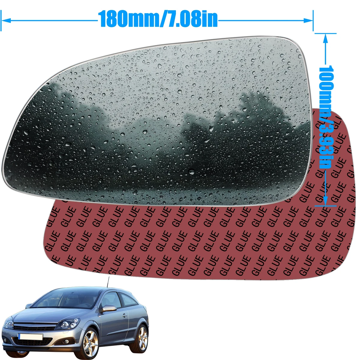 For HOLDEN ASTRA AH 05 09 LEFT Passenger side mirror glass