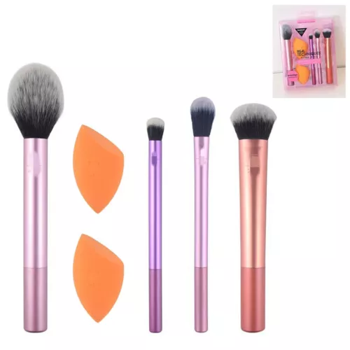 Real Techniques Makeup Brushes Set Foundation Smooth Blender Sponges Puff tool - Picture 1 of 8