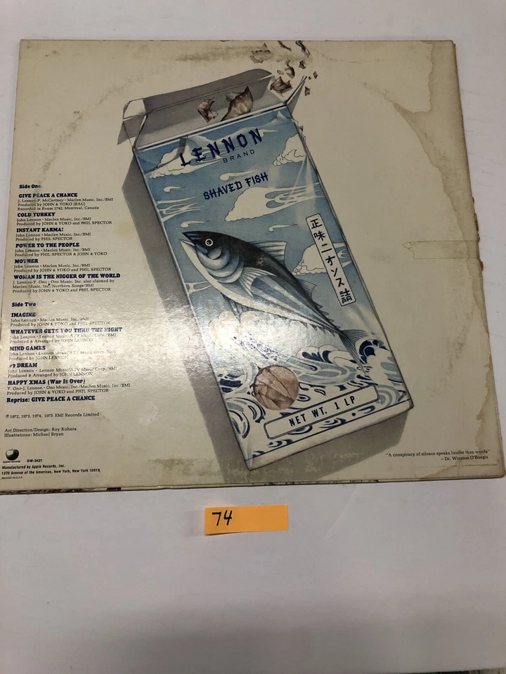 John Lennon Plastic Ono Band(compilation) Vinyl LP Album - Image 2 of 3