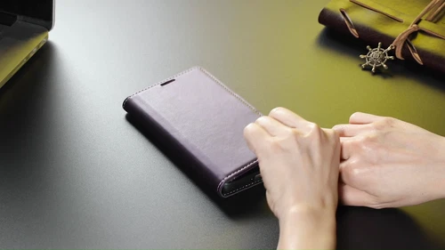 Pour iPhone 16/15/14/13/12/11 Pro Max Etui Portefeuille en Cuir Porte Carte - Zdjęcie 2 z 45