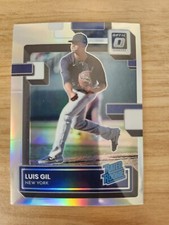 LUIS GIL 2022 Donruss Optic Holo Prizm Refractor #44 Yankees Rookie