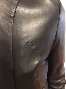 fred perry leather jacket