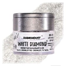 White Diamond Edible Glitter for Drinks Cockt...