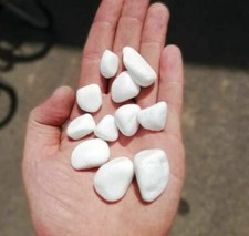 Decorative Garden Stones Marble EXTRA WHITE Pebbles Aggregates Landscaping Home