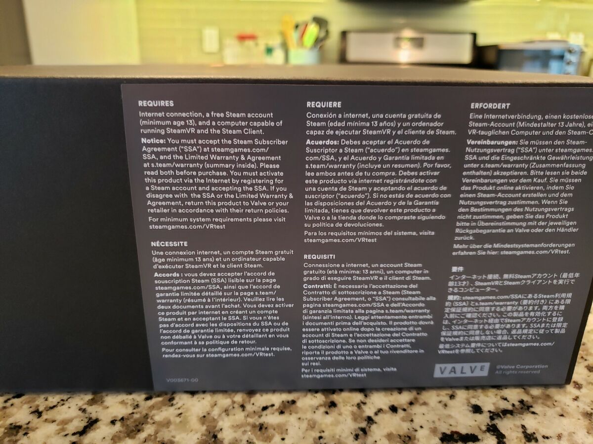 Valve Index VR Controllers - Black (V003665-20) for sale Valve Index VR Controllers - Black (V003665-20) for sale