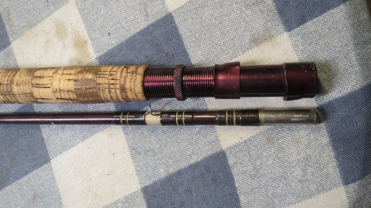 Garcia Conolon 6フィート1970頃のグラスベイトロッド未使用です Garcia Conolon 2500-D 5ft Ultra Light Action Spinning Glass Rod