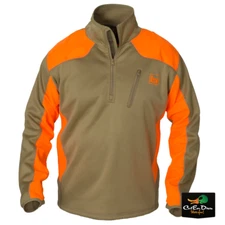 NEW BANDED GEAR UPLAND SOFT SHELL PULLOVER JACKET BLAZE AND KHAKI