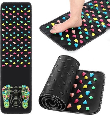 Foot Acupressure Massage Mat - Reflexology Relief, 13.78 x 47.24 Inches