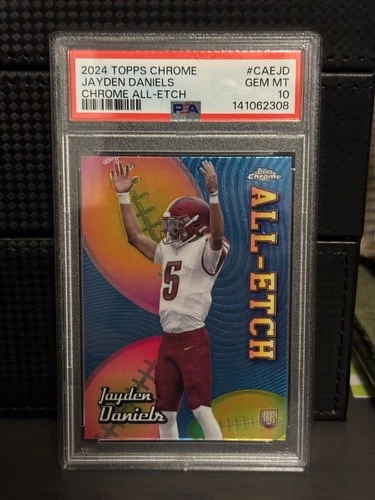 2024 Topps Chrome - All-Etch Jayden Daniels #CAE-JD (RC)