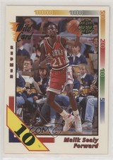1992-93 Wild Card 10 Stripe Malik Sealy #P-6 Rookie RC 0b5. rookie card picture