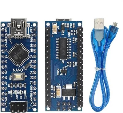 Arduino Nano V3.0 ATmega328P CH340 5V 16MHz Pre-Soldered And Micro USB Included