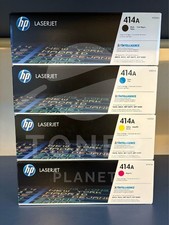 HP 414A 4 Colour Toner Cartridge W2020A-W2021A-W2022A-W2023A No Extra Charges  