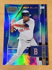 2003 Donruss Leaf Certified Materials Manny Ramirez Mirror Blue Card #27 #9/50