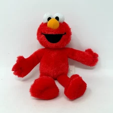 Just Play Sesame Street Elmo Plush Stuffed Doll Red Muppet Cute Cuddly Soft 8"